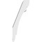 Ekena Millwork 5 1/2-in. W x 8-in. D x 20-in. H Olympic Architectural Grade PVC Knee Brace BRCP055X08X20OLY - alternate 4